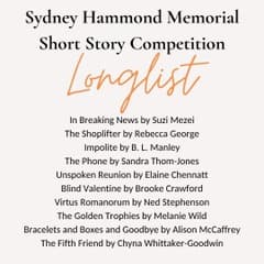 Sydney Hammond Short Story Competition 2024